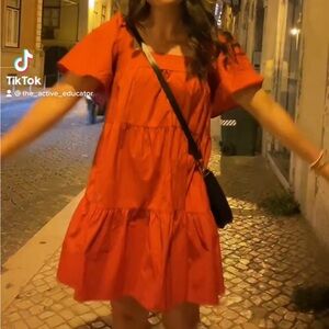 Abercrombie and fitch red sundress